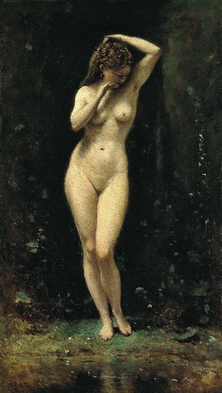 Jean-Baptiste-Camille Corot Diana Bathing oil painting image